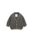 Knitted Cardigan Wool Mix - Khaki