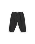 Corduroy pants with Knee patch - Charcoal