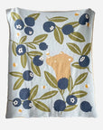 Blueberry & Bar Organic Cotton Blanket