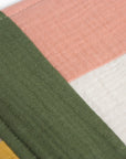 Squares Olive Sensory Blanket