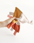 Squares Terracotta Sensory Blanket