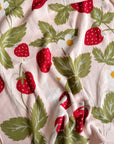 Strawberry & Bunny Blanket Organic Baby