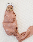 Mebie Baby Muslin Swaddle Blanket - Just Peachy