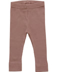 Dusty Rose Organic Leggings