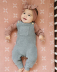 Mebie Baby Crib Sheet - Peachy