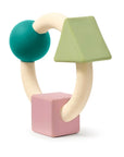 Bauhaus Teething Ring, Pastel Colors