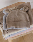 Baby Bear Beanie - Dusty Blue