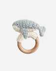 Teether & Rattle Cotton Crochet - Whale