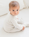 Peyton Zipper Sleeper - Stone