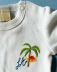 Organic Baby Onesie - LA Embroidery
