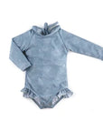 The "Cove" Ruffle Rashguard Swimsuit