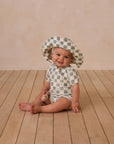 Floppy Swim Hat - Coastal Check