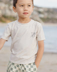 Short Sleeve Rashguard - Stone