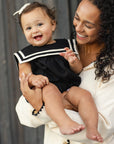 Sailor Romper - Black