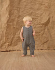 Button Jumpsuit - Black Check