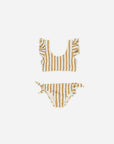 Ojai Bikini - Marigold Stripe