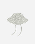Floppy Sun Hat - Eucalyptus Gingham