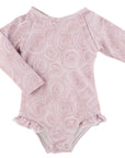 The Rose Ruffle Rashguard Swimsuit