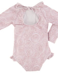 The Rose Ruffle Rashguard Swimsuit