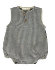 Blue Striped Bodysuit