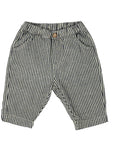 Blue Striped Pants