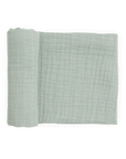 Organic Cotton Muslin Swaddle Blanket - White Sage