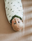 Organic Cotton Muslin Swaddle Blanket - Pewter Planes