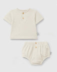 T-Shirt and Bloomer Shorts Set - Stripes