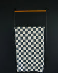 Mebie Baby Muslin Swaddle Blanket - Charcoal Checkered