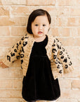 Cheetah Cardigan - Latte/Black