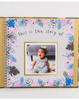 Golden Blossom Memory Book