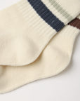 Stripe Socks, 2-Pack Fog, Mulberry