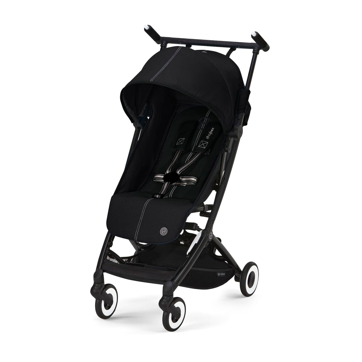0510-129 ベビーカー cybex 黒 cybex サイベックス ガゼルS ベビーカー + シートユニットセット (2人