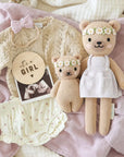 Baby Honey Bear (Ivory Floral)