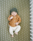 Mebie Baby Crib Sheet - Olive Stokes