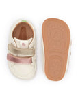Bossy Play Sneaker - Tapioca & Rose gold