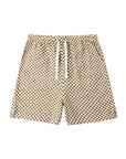 Perry Short Ocre Check