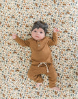 Mebie Baby Fitted Crib Sheet - Harvest Floral