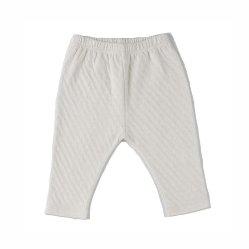 Pointelle baby pants - Riverstone