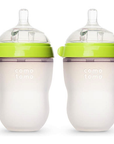 Como Tomo Baby Bottle, Double - 8oz Green