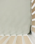 Sage Stretch Crib Sheet