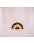 Black Wooden Rainbow Stacker