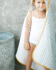 Hooded Towel: Handmade, Block-Printed Cotton Baby/Toddler
