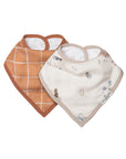Loulou Lollipop Bandana Bib Set -  Cozy Forest