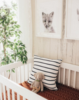 Mebie Baby Fitted Crib Sheet - Mustard Mudcloth
