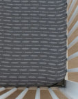 Mebie Baby Fitted Crib Sheet - Dusty Blue Horizon
