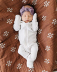 Mebie Baby Muslin Swaddle Blanket - Chestnut