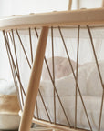KUMI Bassinet Mesh / Hazelnut with Coco Organic Mattress (SPECIAL ORDER ITEM)