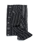 Loulou Lollipop Muslin Swaddle - Black Mudcloth