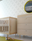 Spot on Square Ulm Crib - Birch  (Special Order Item)